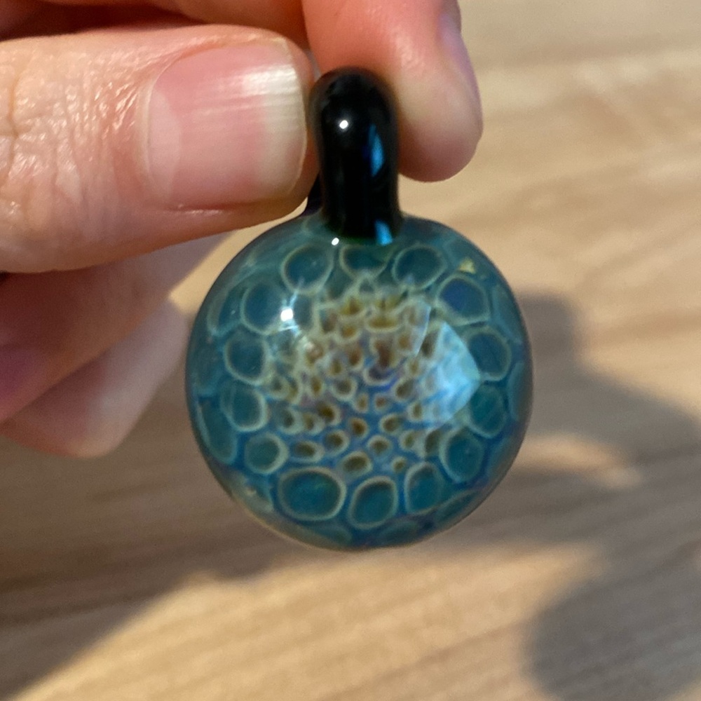 Hand-Made Glass Pendant